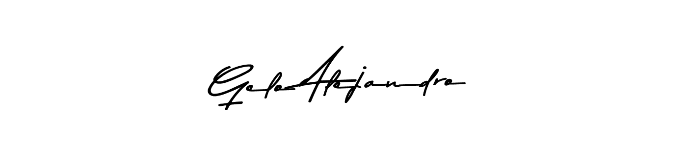 The best way (Asem Kandis PERSONAL USE) to make a short signature is to pick only two or three words in your name. The name Gelo Alejandro include a total of six letters. For converting this name. Gelo Alejandro signature style 9 images and pictures png