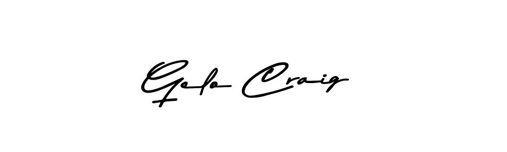 Use a signature maker to create a handwritten signature online. With this signature software, you can design (Asem Kandis PERSONAL USE) your own signature for name Gelo Craig. Gelo Craig signature style 9 images and pictures png