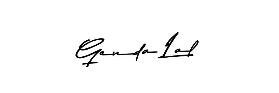 Genda Lal stylish signature style. Best Handwritten Sign (Asem Kandis PERSONAL USE) for my name. Handwritten Signature Collection Ideas for my name Genda Lal. Genda Lal signature style 9 images and pictures png
