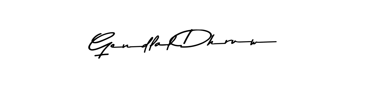 It looks lik you need a new signature style for name Gendlal Dhruw. Design unique handwritten (Asem Kandis PERSONAL USE) signature with our free signature maker in just a few clicks. Gendlal Dhruw signature style 9 images and pictures png