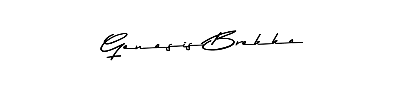 Here are the top 10 professional signature styles for the name Genesis Brekke. These are the best autograph styles you can use for your name. Genesis Brekke signature style 9 images and pictures png