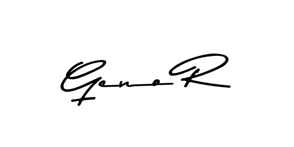You should practise on your own different ways (Asem Kandis PERSONAL USE) to write your name (Geno R) in signature. don't let someone else do it for you. Geno R signature style 9 images and pictures png