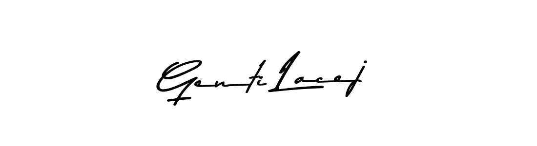 Design your own signature with our free online signature maker. With this signature software, you can create a handwritten (Asem Kandis PERSONAL USE) signature for name Genti Lacej. Genti Lacej signature style 9 images and pictures png