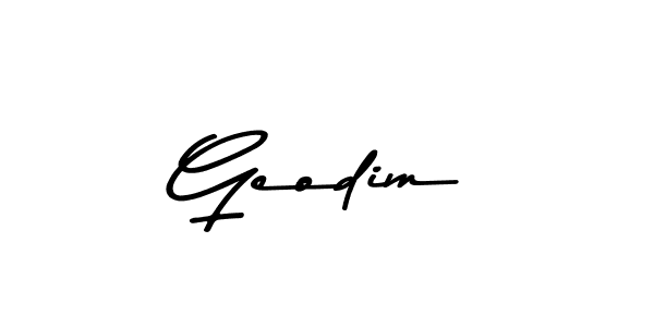 Use a signature maker to create a handwritten signature online. With this signature software, you can design (Asem Kandis PERSONAL USE) your own signature for name Geodim. Geodim signature style 9 images and pictures png