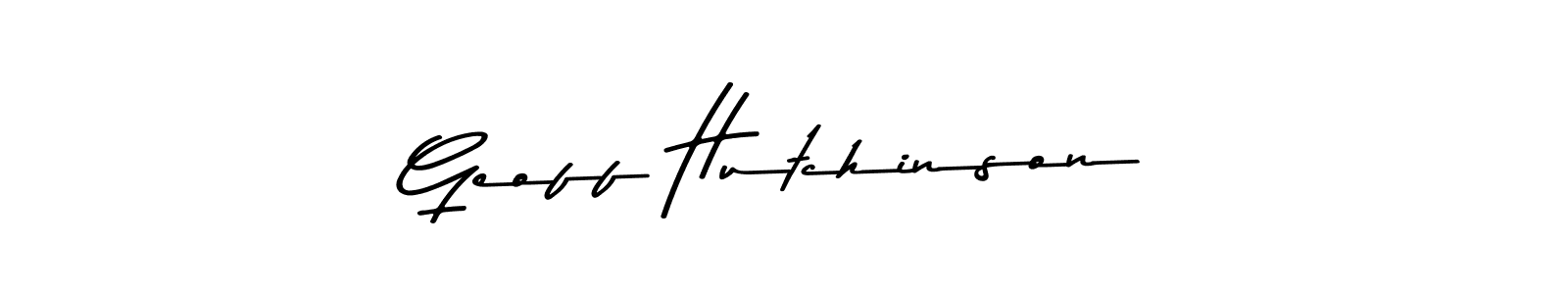 Make a beautiful signature design for name Geoff Hutchinson. With this signature (Asem Kandis PERSONAL USE) style, you can create a handwritten signature for free. Geoff Hutchinson signature style 9 images and pictures png