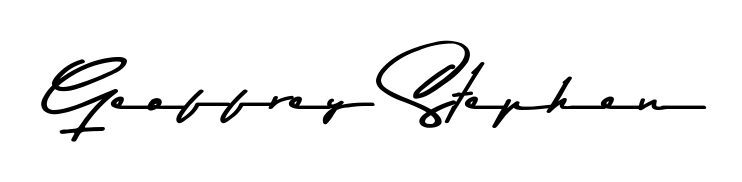 This is the best signature style for the Geoffrey Stephen name. Also you like these signature font (Asem Kandis PERSONAL USE). Mix name signature. Geoffrey Stephen signature style 9 images and pictures png
