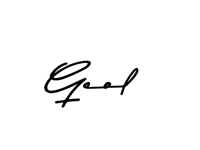 Similarly Asem Kandis PERSONAL USE is the best handwritten signature design. Signature creator online .You can use it as an online autograph creator for name Geol. Geol signature style 9 images and pictures png