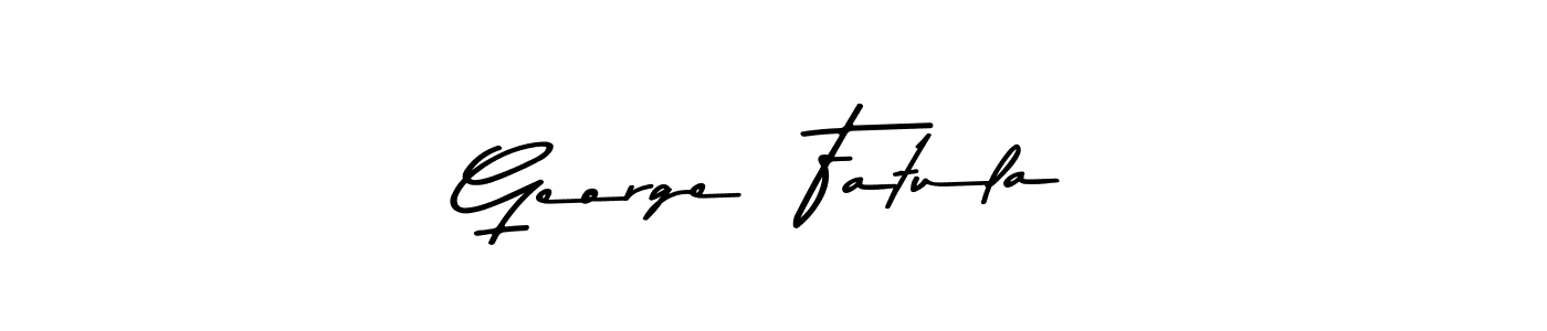 This is the best signature style for the George  Fatula name. Also you like these signature font (Asem Kandis PERSONAL USE). Mix name signature. George  Fatula signature style 9 images and pictures png