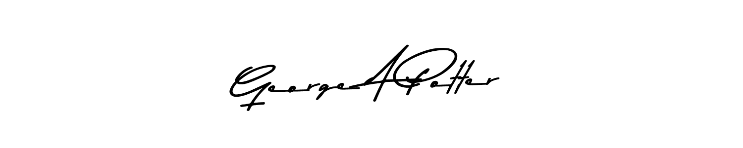 Best and Professional Signature Style for George A Potter. Asem Kandis PERSONAL USE Best Signature Style Collection. George A Potter signature style 9 images and pictures png