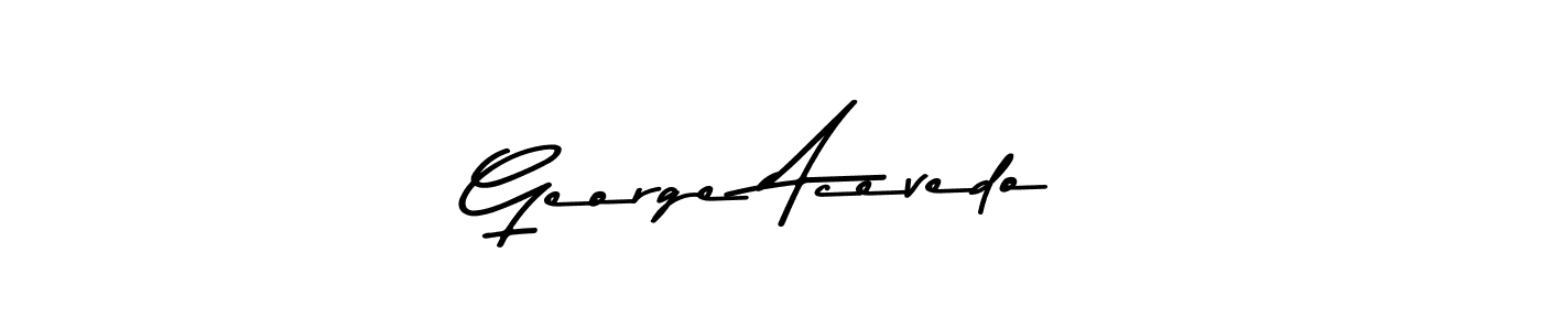 George Acevedo stylish signature style. Best Handwritten Sign (Asem Kandis PERSONAL USE) for my name. Handwritten Signature Collection Ideas for my name George Acevedo. George Acevedo signature style 9 images and pictures png