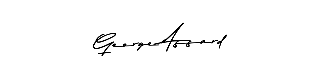 if you are searching for the best signature style for your name George Assard. so please give up your signature search. here we have designed multiple signature styles  using Asem Kandis PERSONAL USE. George Assard signature style 9 images and pictures png