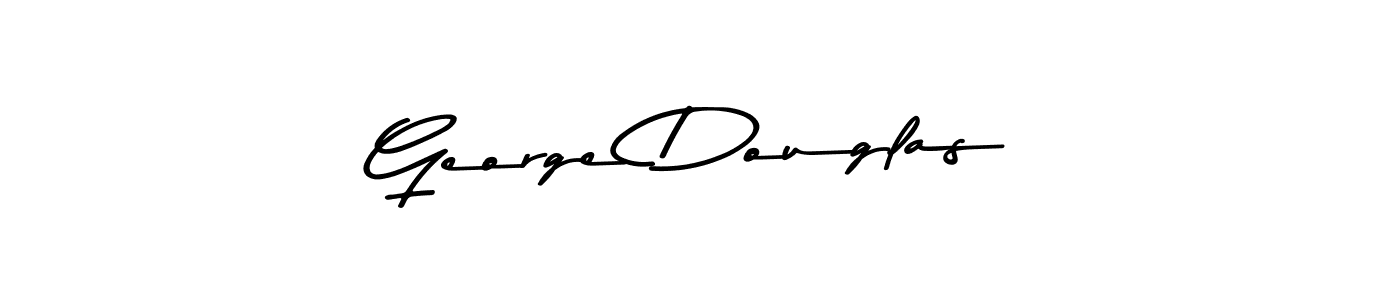 How to make George Douglas name signature. Use Asem Kandis PERSONAL USE style for creating short signs online. This is the latest handwritten sign. George Douglas signature style 9 images and pictures png