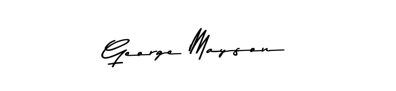 Design your own signature with our free online signature maker. With this signature software, you can create a handwritten (Asem Kandis PERSONAL USE) signature for name George Mayson. George Mayson signature style 9 images and pictures png