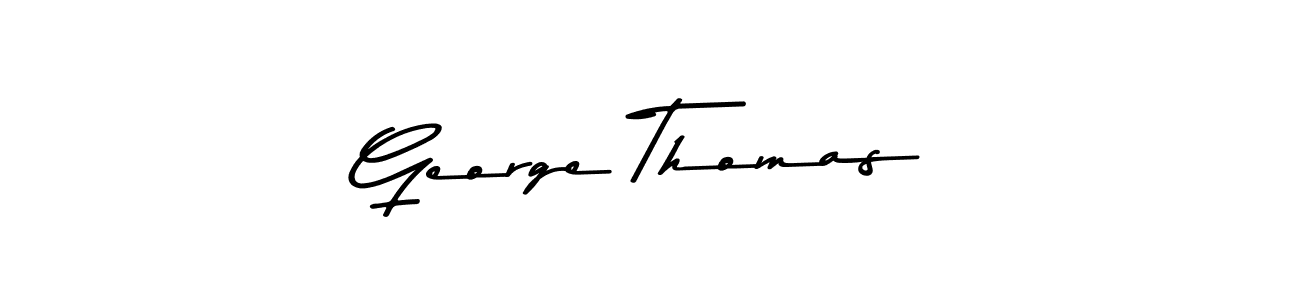 This is the best signature style for the George Thomas name. Also you like these signature font (Asem Kandis PERSONAL USE). Mix name signature. George Thomas signature style 9 images and pictures png