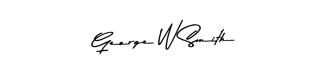 Design your own signature with our free online signature maker. With this signature software, you can create a handwritten (Asem Kandis PERSONAL USE) signature for name George W Smith. George W Smith signature style 9 images and pictures png