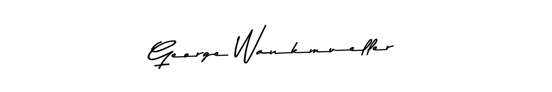 How to make George Wankmueller name signature. Use Asem Kandis PERSONAL USE style for creating short signs online. This is the latest handwritten sign. George Wankmueller signature style 9 images and pictures png