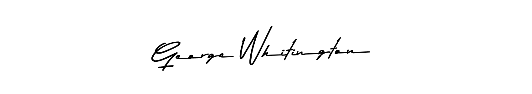 George Whitington stylish signature style. Best Handwritten Sign (Asem Kandis PERSONAL USE) for my name. Handwritten Signature Collection Ideas for my name George Whitington. George Whitington signature style 9 images and pictures png