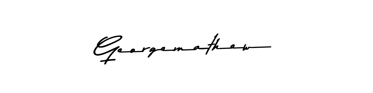 Use a signature maker to create a handwritten signature online. With this signature software, you can design (Asem Kandis PERSONAL USE) your own signature for name Georgemathew. Georgemathew signature style 9 images and pictures png