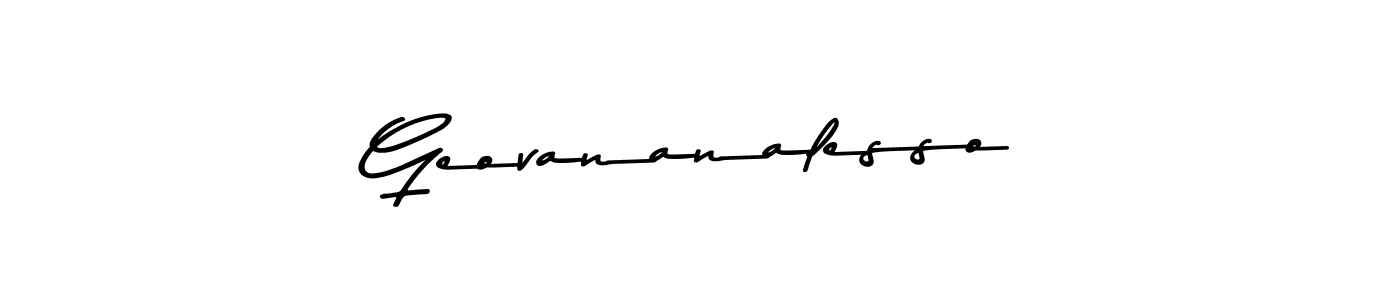 Create a beautiful signature design for name Geovananalesso. With this signature (Asem Kandis PERSONAL USE) fonts, you can make a handwritten signature for free. Geovananalesso signature style 9 images and pictures png