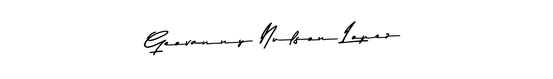 See photos of Geovanny Nulson Lopez official signature by Spectra . Check more albums & portfolios. Read reviews & check more about Asem Kandis PERSONAL USE font. Geovanny Nulson Lopez signature style 9 images and pictures png