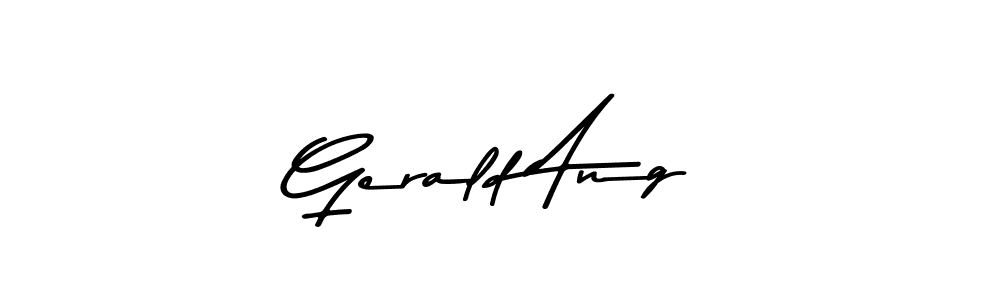 Create a beautiful signature design for name Gerald Ang. With this signature (Asem Kandis PERSONAL USE) fonts, you can make a handwritten signature for free. Gerald Ang signature style 9 images and pictures png
