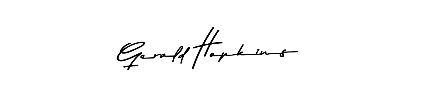 Asem Kandis PERSONAL USE is a professional signature style that is perfect for those who want to add a touch of class to their signature. It is also a great choice for those who want to make their signature more unique. Get Gerald Hopkins name to fancy signature for free. Gerald Hopkins signature style 9 images and pictures png