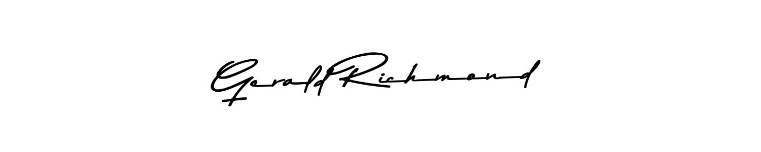 Use a signature maker to create a handwritten signature online. With this signature software, you can design (Asem Kandis PERSONAL USE) your own signature for name Gerald Richmond. Gerald Richmond signature style 9 images and pictures png