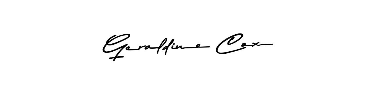 Use a signature maker to create a handwritten signature online. With this signature software, you can design (Asem Kandis PERSONAL USE) your own signature for name Geraldine Cox. Geraldine Cox signature style 9 images and pictures png
