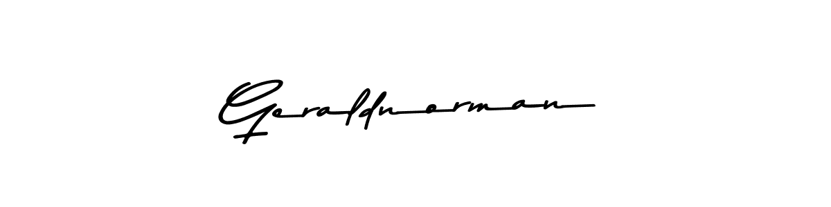 Design your own signature with our free online signature maker. With this signature software, you can create a handwritten (Asem Kandis PERSONAL USE) signature for name Geraldnorman. Geraldnorman signature style 9 images and pictures png