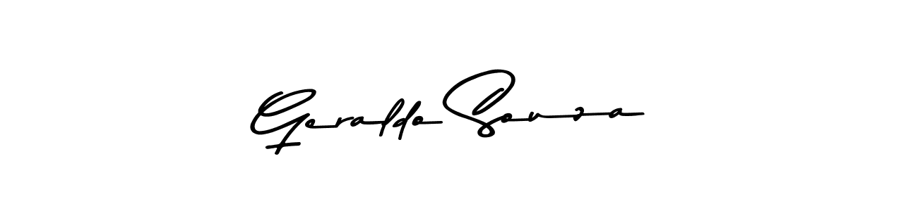 Make a beautiful signature design for name Geraldo Souza. With this signature (Asem Kandis PERSONAL USE) style, you can create a handwritten signature for free. Geraldo Souza signature style 9 images and pictures png