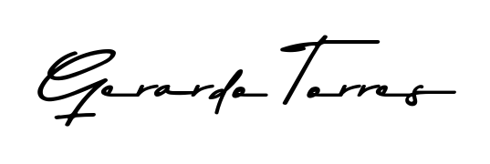 Design your own signature with our free online signature maker. With this signature software, you can create a handwritten (Asem Kandis PERSONAL USE) signature for name Gerardo Torres. Gerardo Torres signature style 9 images and pictures png