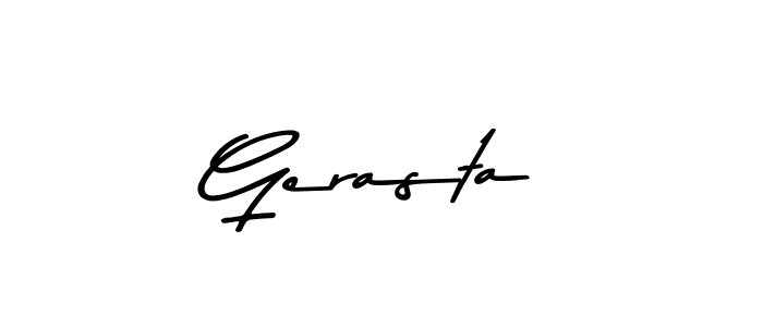 Make a short Gerasta signature style. Manage your documents anywhere anytime using Asem Kandis PERSONAL USE. Create and add eSignatures, submit forms, share and send files easily. Gerasta signature style 9 images and pictures png