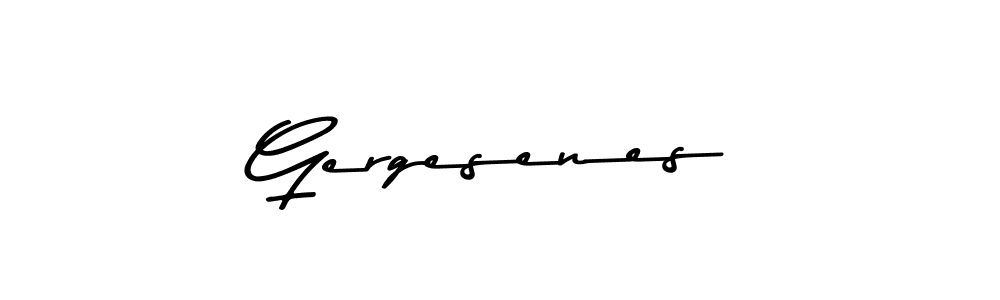 How to make Gergesenes signature? Asem Kandis PERSONAL USE is a professional autograph style. Create handwritten signature for Gergesenes name. Gergesenes signature style 9 images and pictures png