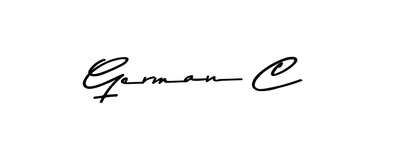 Make a beautiful signature design for name German C. Use this online signature maker to create a handwritten signature for free. German C signature style 9 images and pictures png