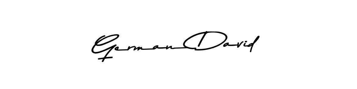 Also we have German David name is the best signature style. Create professional handwritten signature collection using Asem Kandis PERSONAL USE autograph style. German David signature style 9 images and pictures png