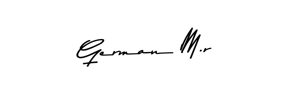 Check out images of Autograph of German M.r name. Actor German M.r Signature Style. Asem Kandis PERSONAL USE is a professional sign style online. German M.r signature style 9 images and pictures png