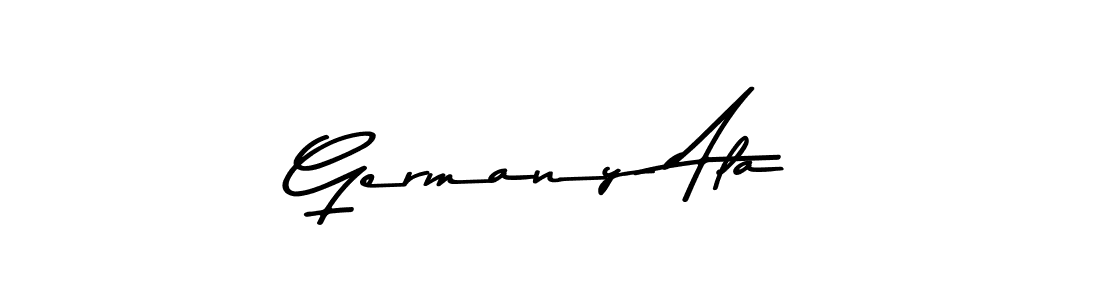 Use a signature maker to create a handwritten signature online. With this signature software, you can design (Asem Kandis PERSONAL USE) your own signature for name Germany Ala. Germany Ala signature style 9 images and pictures png