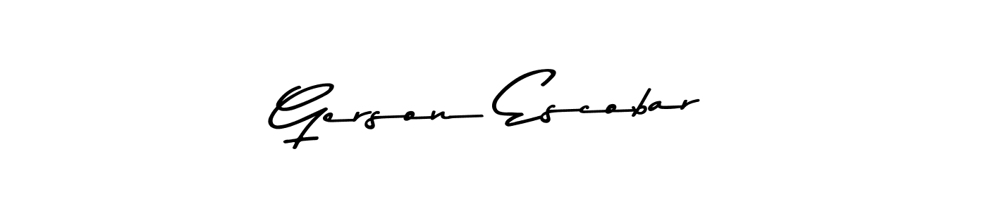 if you are searching for the best signature style for your name Gerson Escobar. so please give up your signature search. here we have designed multiple signature styles  using Asem Kandis PERSONAL USE. Gerson Escobar signature style 9 images and pictures png
