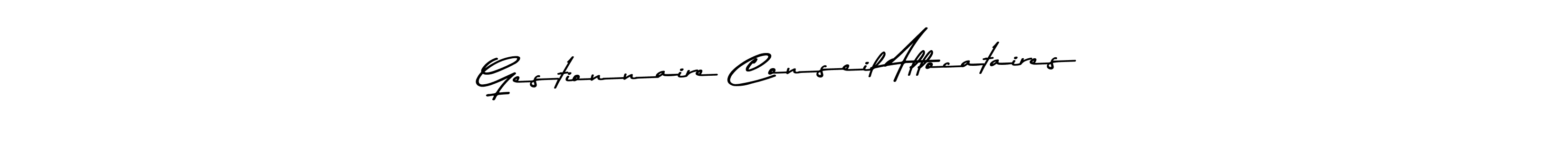 This is the best signature style for the Gestionnaire Conseil Allocataires name. Also you like these signature font (Asem Kandis PERSONAL USE). Mix name signature. Gestionnaire Conseil Allocataires signature style 9 images and pictures png