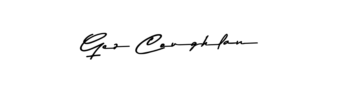 Gez Coughlan stylish signature style. Best Handwritten Sign (Asem Kandis PERSONAL USE) for my name. Handwritten Signature Collection Ideas for my name Gez Coughlan. Gez Coughlan signature style 9 images and pictures png