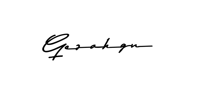 How to Draw Gezahgn signature style? Asem Kandis PERSONAL USE is a latest design signature styles for name Gezahgn. Gezahgn signature style 9 images and pictures png