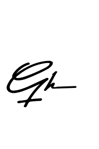 Also we have Gh name is the best signature style. Create professional handwritten signature collection using Asem Kandis PERSONAL USE autograph style. Gh signature style 9 images and pictures png