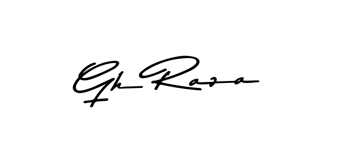 Also You can easily find your signature by using the search form. We will create Gh Raza name handwritten signature images for you free of cost using Asem Kandis PERSONAL USE sign style. Gh Raza signature style 9 images and pictures png