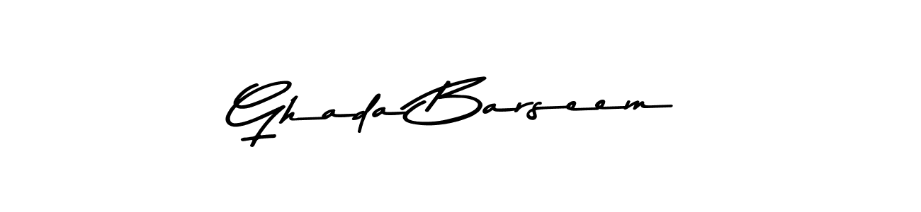 Ghada Barseem stylish signature style. Best Handwritten Sign (Asem Kandis PERSONAL USE) for my name. Handwritten Signature Collection Ideas for my name Ghada Barseem. Ghada Barseem signature style 9 images and pictures png