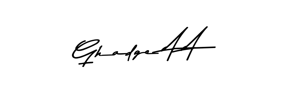 Best and Professional Signature Style for Ghadge A A. Asem Kandis PERSONAL USE Best Signature Style Collection. Ghadge A A signature style 9 images and pictures png