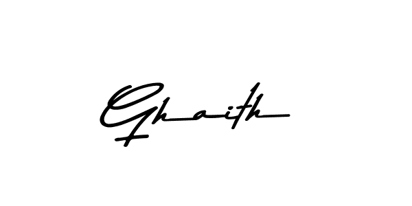 Ghaith stylish signature style. Best Handwritten Sign (Asem Kandis PERSONAL USE) for my name. Handwritten Signature Collection Ideas for my name Ghaith. Ghaith signature style 9 images and pictures png