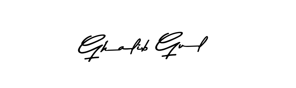 Make a beautiful signature design for name Ghalib Gul. With this signature (Asem Kandis PERSONAL USE) style, you can create a handwritten signature for free. Ghalib Gul signature style 9 images and pictures png