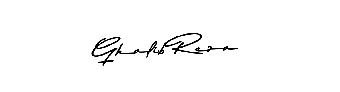 Use a signature maker to create a handwritten signature online. With this signature software, you can design (Asem Kandis PERSONAL USE) your own signature for name Ghalib Reza. Ghalib Reza signature style 9 images and pictures png