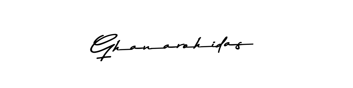 How to make Ghanarohidas signature? Asem Kandis PERSONAL USE is a professional autograph style. Create handwritten signature for Ghanarohidas name. Ghanarohidas signature style 9 images and pictures png