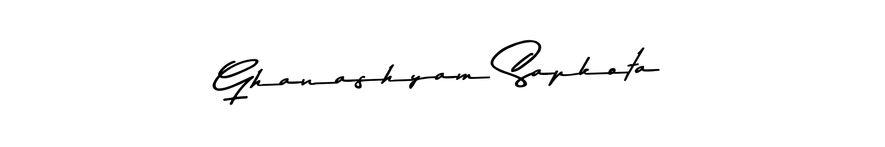 Similarly Asem Kandis PERSONAL USE is the best handwritten signature design. Signature creator online .You can use it as an online autograph creator for name Ghanashyam Sapkota. Ghanashyam Sapkota signature style 9 images and pictures png